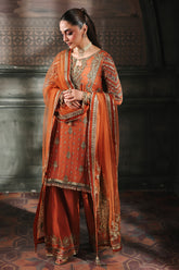 4-PC Charizma Unstitched Luxury Collection DJW5-11